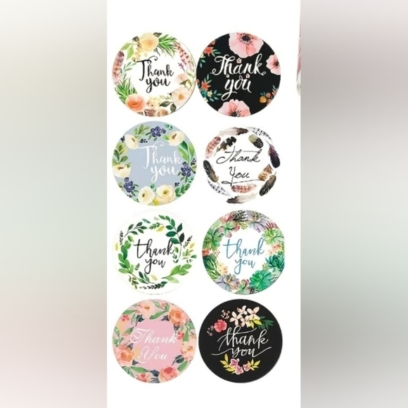 Thank you stickers 500 count - Picture 1 of 3